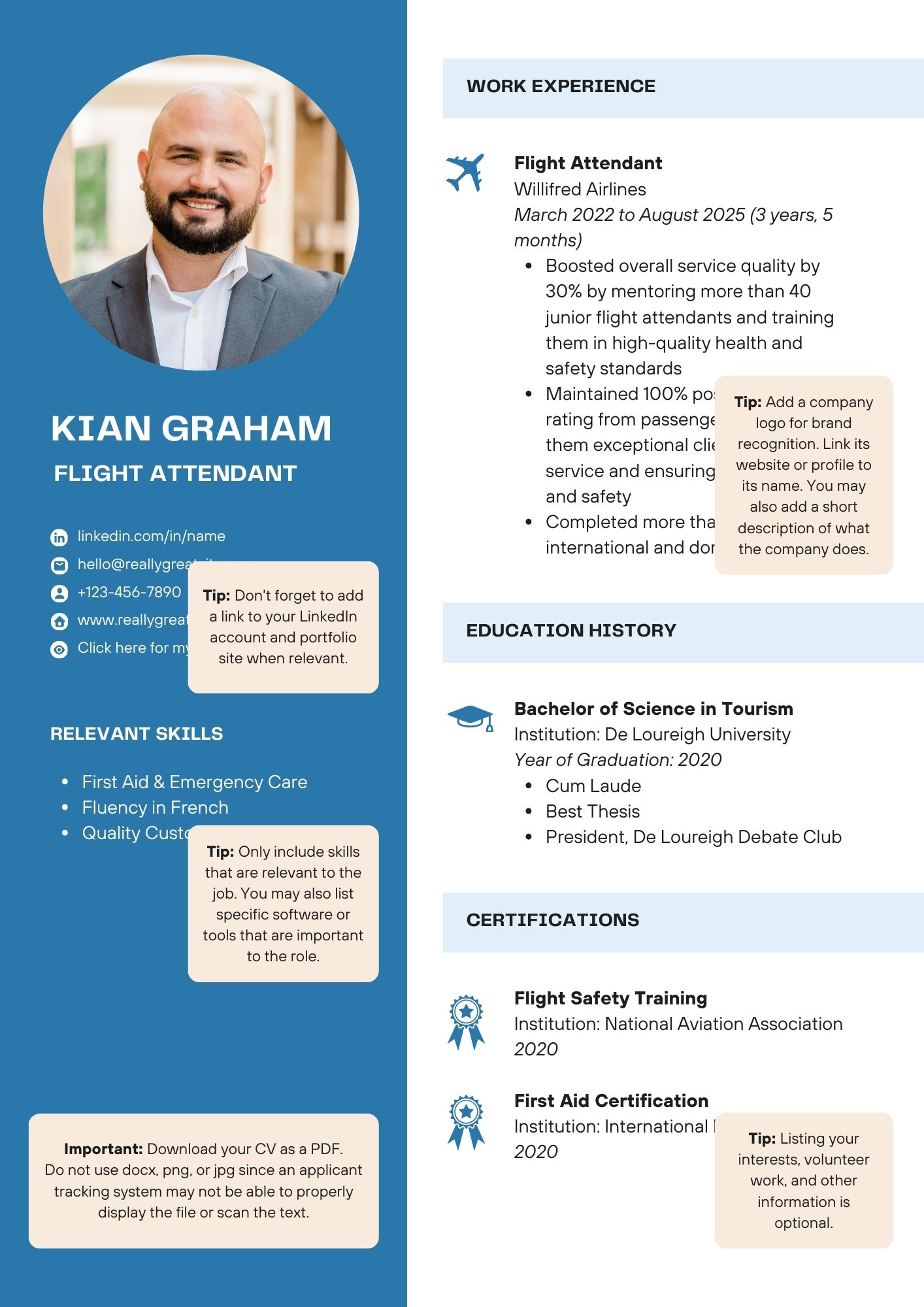 Professional Resume - Sample 6b